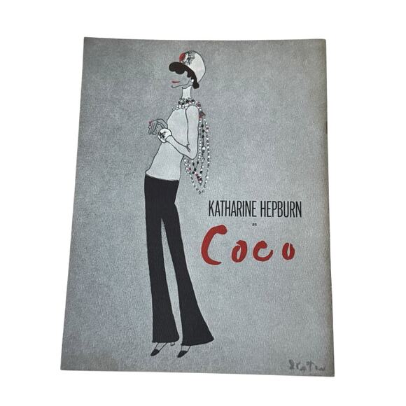 Katharine Hepburn & George Rose "Coco" VTG Souvenir Program Broadway Musical - Picture 2 of 7